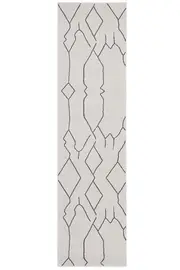 Paradise Ivy Grey Runner Rug by Rug Culture