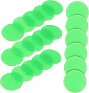 100pcs Chips Tots Toys Aldut Toys Mini Tip Bingo Markers Game Tokens Round Bingo Balls Tokens Cash Counting Machine Bingo Accessories Game Coins Math Game Supplies Green Abs HAWILLOSCH