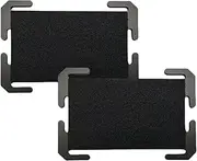 Molle Patch Panel Hook&Loop Adapter Panel, for DIY Tactical Molle Patch Badges Pack of 2-Black