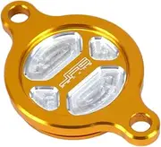Baceyong 1x Motorcycle Billet Oil Filter Cover Cap Trim, CNC Aluminum Compatible with S-uz-uki RMZ250 2007-2010&2016-2018, RMZ450 2005-201, RMX450Z 2010-2017 Dirt Bike