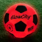 Glow in the Dark Soccer Ball – LED Light-Up Ball with Batteries, Indoor/Outdoor