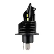 Motorcycle Headlight H4 Led 6000LM 6500K Motorbike Light 35W Super White Moped Scooter Outdoor Lighting Hi-Lo Lights Black