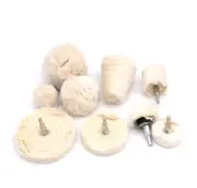 Various Cloth Polishing Mop Wheel Pad 1/4" Drill Buffing Buffer Rotary Grinder