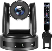 4K PTZ Camera,20X PTZ Camera,4KP30 IP Streaming Output with HDMI,3G-SDI,USB 3.0 for Conferencing, Church and Schools.(SDI+HDMI+USB3.0+IP, 20X)