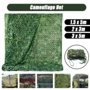 1.5m-5m Army Camouflage Net Camo Netting Camping Shooting Hunting Hide Woodland