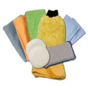 10-pk Weather Handler Microfiber Detailing Kit Cloths & Mitt FAST SHIP! B80