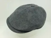 BORSALINO DORIA GRAY CASHMERE WOOL BLEND DUCKBILL CAP ( IVY FLAT GOLF )