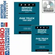 2001 Dodge Truck OEM Service Manual on CD-ROM