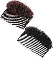 Ipetboom 4 Pcs Plastic Volume Inserts Hair Bun Maker Comb DIY Hair Styling Accessory for All Ages Easy to Use Tool Modify Head Shape for ElegantLooks