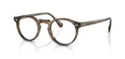 Oliver Peoples 0OV5186 Gregory Peck 1689 Sepia Smoke 47mm Round Men's Eyeglasses