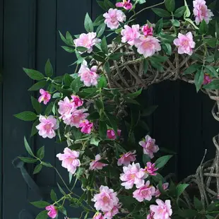 玫瑰藤仿真花植物假花藤蔓客廳樹枝造型水管裝飾遮擋纏繞綠葉藤條 全館免運