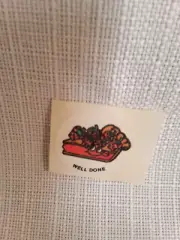 VINTAGE CTP Sniffys Scratch and Sniff Strawberry Pie Sticker