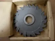F&D HSS Staggered Tooth Side Mill Cutter - 5" Dia x 7/16" Wide x 1" Hole