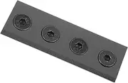 Gatuida Barn Door Track Connector Kit for Sliding Barn Door Metal Hardware Black