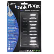 10 Pack Kableflags Cable Management Tags/Labels "Office"