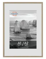 [Studio Nova] Premium Picture Poster Frame A1 to A2 in Natural Oak