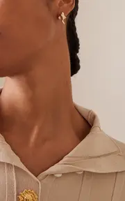 [Yvonne Leon] 9K Gold Diamond Single Earring