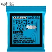 Ernie Ball 2255 Extra Slinky Classic Pure Nickel Electric Guitar Strings 8-38