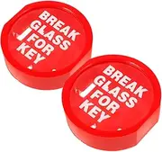FIXOSHEE 2Pcs Wall Mounted Emergency Key Lock Box Fireproof Secure Combination Lock for Keys Storage for Home School and Outdoor Use Fast Access Emergencies