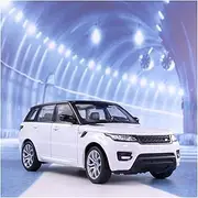 Scale Finished Model Car 1/24 for Land Rover Range Rover Sport Alloy Diecast Off-Road Car Model Simulation Vehicle Collection Gift Miniature Replica Car(White)