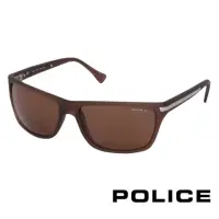 在飛比找momo購物網優惠-【POLICE】都會時尚太陽眼鏡(咖啡色 POS1802-B
