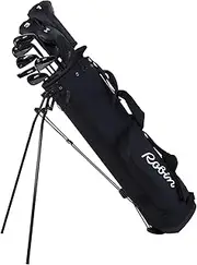 Robin Golf The Essentials Women's Set - Complete Golf Clubs for Women 5'2''-5'10'', Matte Black