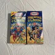 Kraft Macaroni & Cheese boxs DC Super Heroes 1998. B