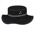 Brand New Black Kangol Denim Stitch Bucket Hat Size Small