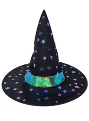 Iridescent Star Witch Kids Halloween Costume Hat