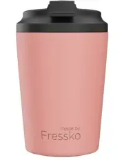 [Made by Fressko] Reusable Cup | Bino | Peachy | Ceramic | 227ml/8oz