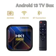 Android 13 HK1 Smart TV Box 5G Quad Core 4+64 6K Streaming Media Player