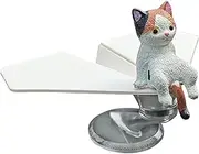 Car Figures for Dashboard - Cute Cartoon Cat Paper Airplane Ornaments | Decorative Ornaments for SUVs Truck Family Kids Friends Birthdays Holidays