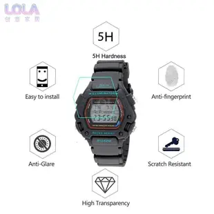 【3片】Dw290 手錶屏幕保護膜 PET膜 防刮防指紋防水 高清納米透明膜