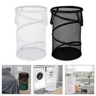 Convenient and Enlarged Collapsible Laundry Hamper Easy to Carry and Store