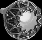 AN Crossfire Air Cleaner Filter Kit Machined Black Harley Breakout CVO 13-17