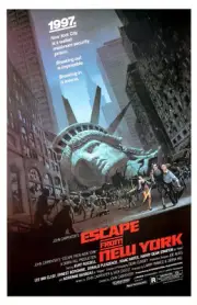 BB1385 Escape from New York Film By Carpenter 1981 Vintage Movie Poster 11x17