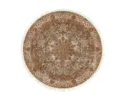 SOGA 120cm Mandala Pattern Circle Area Rugs for Living Room Lounge, Anti-slip Doormat, Home Decor