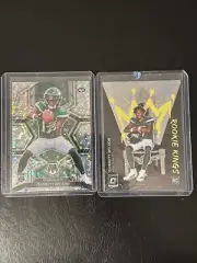 Garrett Wilson Rookie SSP Lot-Optic Rookie Kings & Mosaic Variation Disco Prizm