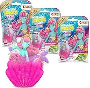 CRAZE INKEE GALUPY MERMAID 3 Pack Mermaid Bath Ball with Surprise Bath Bomb with Mermaid Bath Bombs Children with Blueberry Aroma 42496