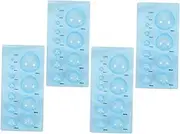 4Pcs Half Ball Domes Molds DIY Paper Craft Tool for Quilling Styler Practical Paper Quilling Tools for Creative Handicrafts Durable Material for Art Projects
