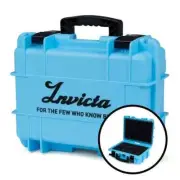 NEW Invicta 8-Slot Dive Impact Light Blue Water Proof Watch Case DC8-LTBLU BOX