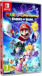 [Ubisoft] Mario + The Lapins Crétins Sparks of Hope Nintendo Switch - Video Game for All Ages Suitable for Gamers, Family and Casual Gamers - Black, UHF Powered, Nintendo Switch Compatible