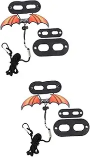 BESPORTBLE 2 Sets Reptile Accessory Bearded Dragon Harness Lizard Leash Outdoor Pet Leash Adjustable Rope Attractive Design