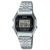 在飛比找PChome24h購物優惠-CASIO 復古經典-黑框 LA-680WA-1