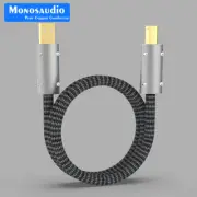 HI-End OFC USB Cable USB Type A-B Gold Plated Plug DAC Cord Audiophile Cable