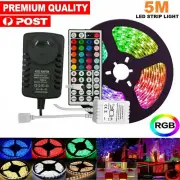 RGB LED Strip Lights 5m 10m 12V 44key IR Remote Controller Adapter