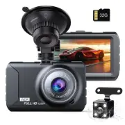 Dash Cam Front and Rear, Front and Rear car Cameras, 1296P Full HD car Camera...
