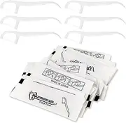50 Count Dental Flossers Individually Wrapped - Perfect for Adults & Kids, Travel-Friendly Dental Picks for Teeth Cleaning and Plaque Removal
