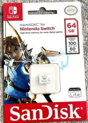 Legend of Zelda SanDisk 64 GB microSDXC for Nintendo Switch