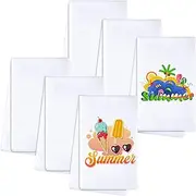 Patelai Sublimation Dishtowel Absorbent Multi Purpose Kitchen Dish Towels Blank DIY Dishcloth Bathroom Towel for Kitchen Home,16 x 24 Inch(6 Count)